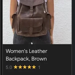 Bags | Brasao Leather Backpack Handmade In Greece | Poshmark display picture 3